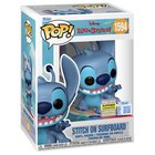 Funko Pop! Disney: Lilo & Stitch - Stitch On Surfboard,Exclusive FIGU