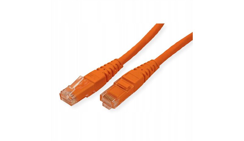 Roline Patchcord Rj45 Cat.6 Utp 5m oranssi – kuva 1/1