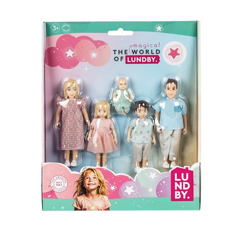 LUNDBY Dukkehusdukker Charlie - MULTI - One Size