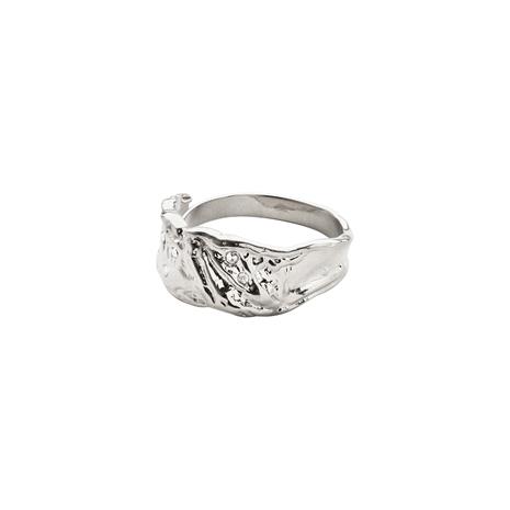 PILGRIM Sol Organic Shaped Crystal Ring Silver-Plated - SILVER PLATED - One Size