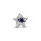 PANDORA Platinum Star Openwork Charm - BLUE - One Size – kuva 2