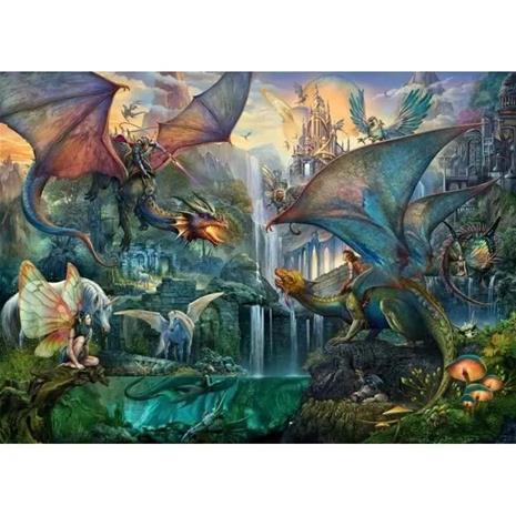 Ravensburger - 9000 bitars pussel - Drakarnas magiska skog