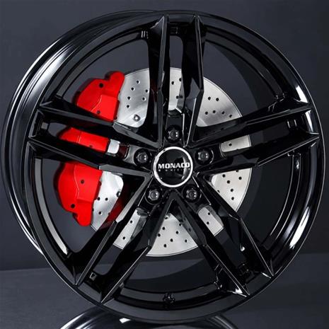 Monaco RR8M Gloss Black 8x18 5/112 ET35 B66.5 – kuva 3/3