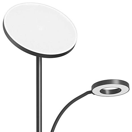 BlitzWolf BWL-FL-0001 Double Floor Lamp 36W with Remote - Black