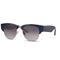 Unisex siniset aurinkolasit – 100 % UV-suoja, mustat linssit, metallirunko – kuva 3