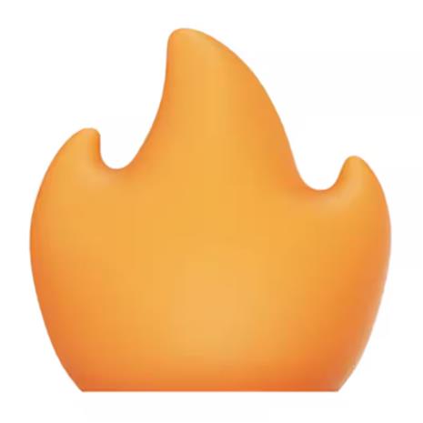 Flextail Flame Lampshade for Tiny Pump 2X Lamp - Orange