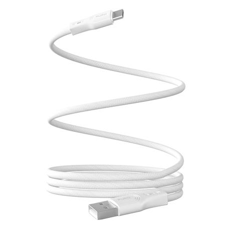 Puro Magnetic 10W Magnetic USB-A - USB-C 1m Cable - White