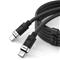 ORICO CDX 60W 3A Power Delivery USB-C - USB-C 1m Cable - Black – kuva 3