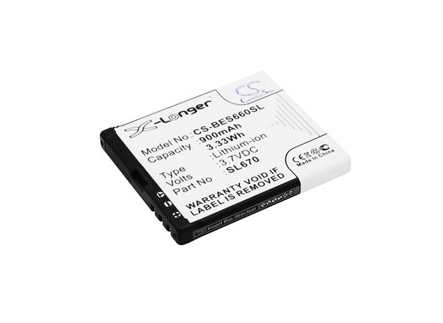 Beafon SL660, puhelimen akku