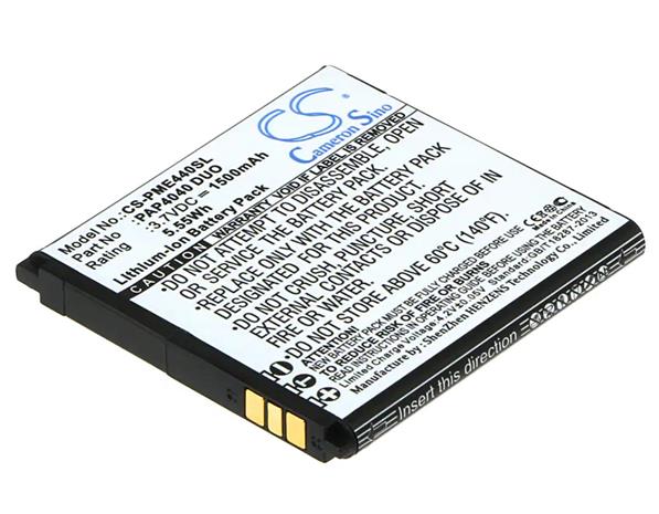Prestigio MultiPhone 4040 Duo, puhelimen akku