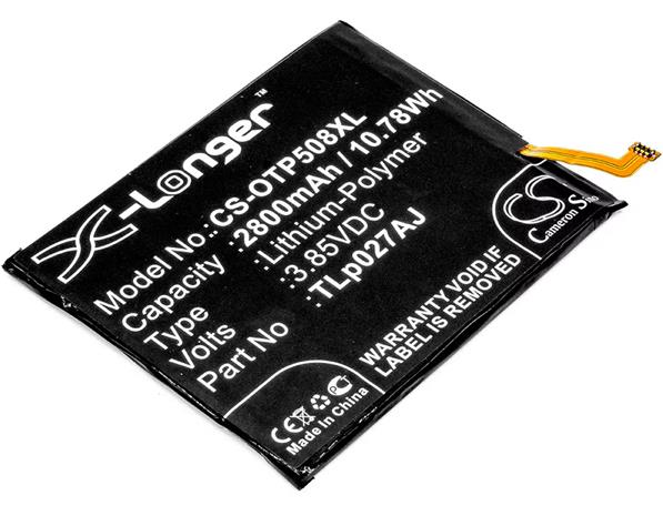 Alcatel Pulsemix, puhelimen akku