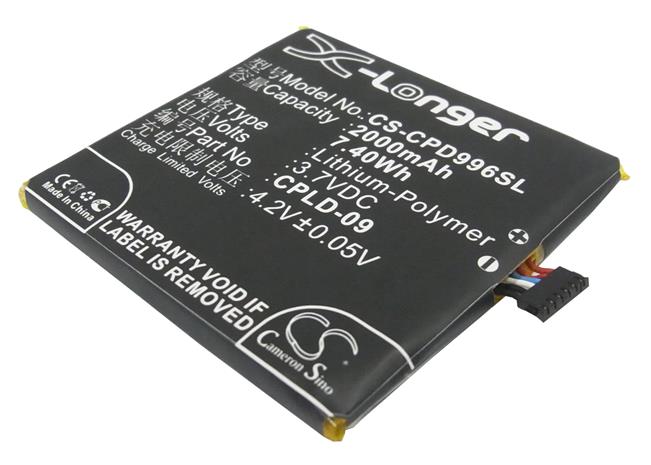 Coolpad 9960, puhelimen akku