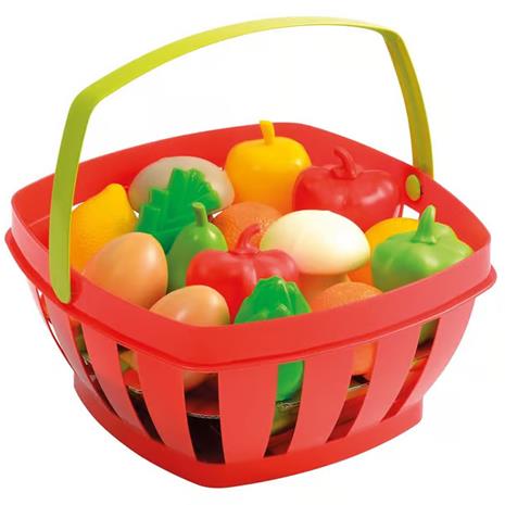 Ecoiffier 100% Chef Fruit and Vegetables in Basket