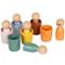 Small Foot - Wooden Montessori Sorting Cup with Figures – kuva 2